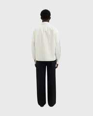 Striped Boxy Shirt Off-White