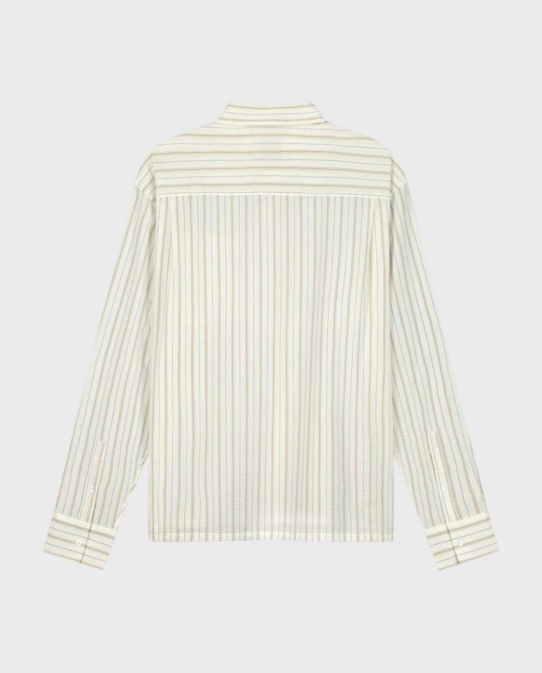 Striped Boxy Shirt Off-White
