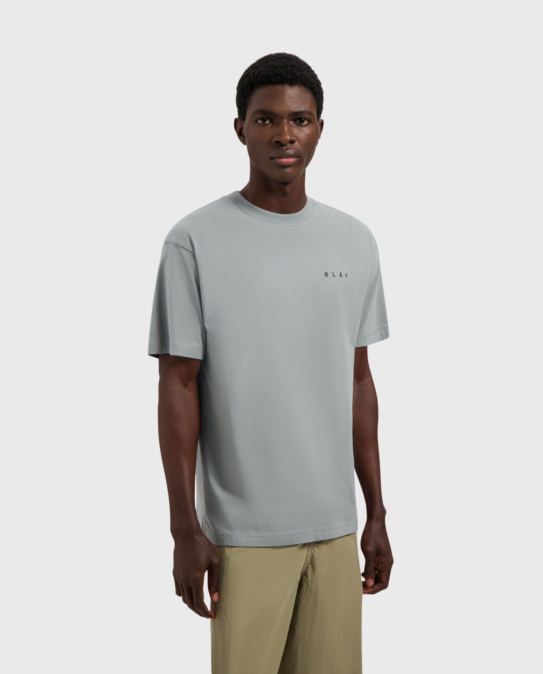 Brushstroke Face T-Shirt Tradewinds