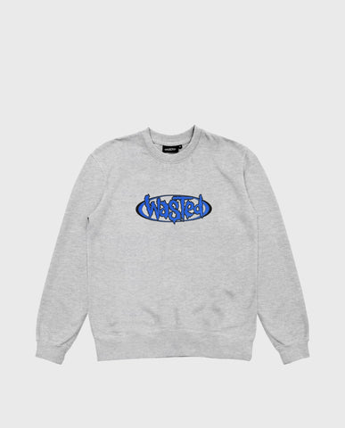 Wasted Paris Crew neck negative - ash grey | Noble