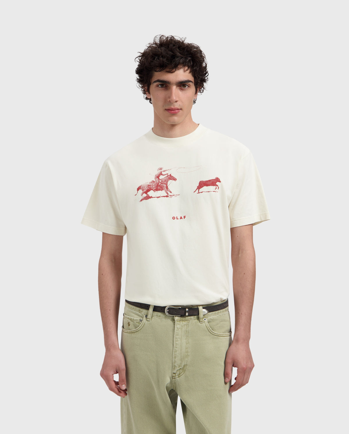 Cowboy Bull Tee Off White