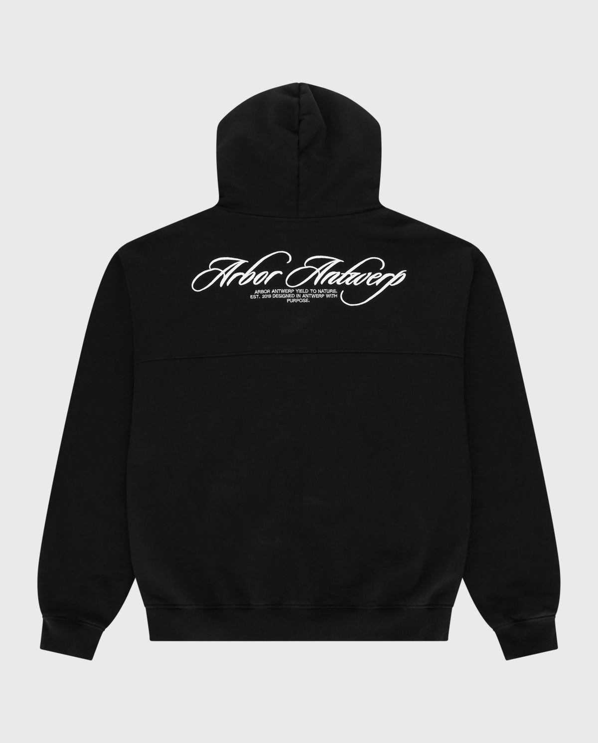 Cursive Hoodie Black