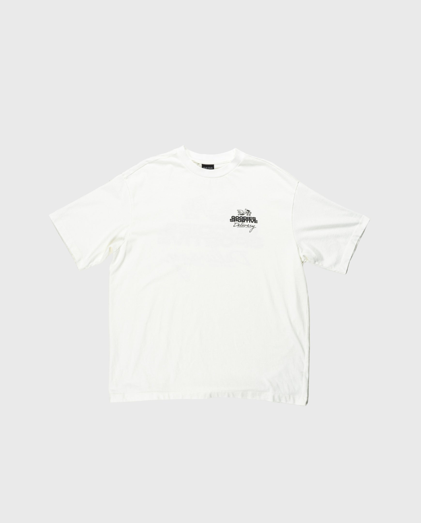 Delivery White T-Shirt Goodies
