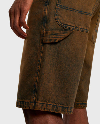 Garyville Denim Short Indigo Brown