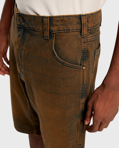 Garyville Denim Short Indigo Brown