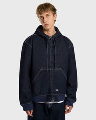 Dickies Hooded Denim Jacket Rinsed