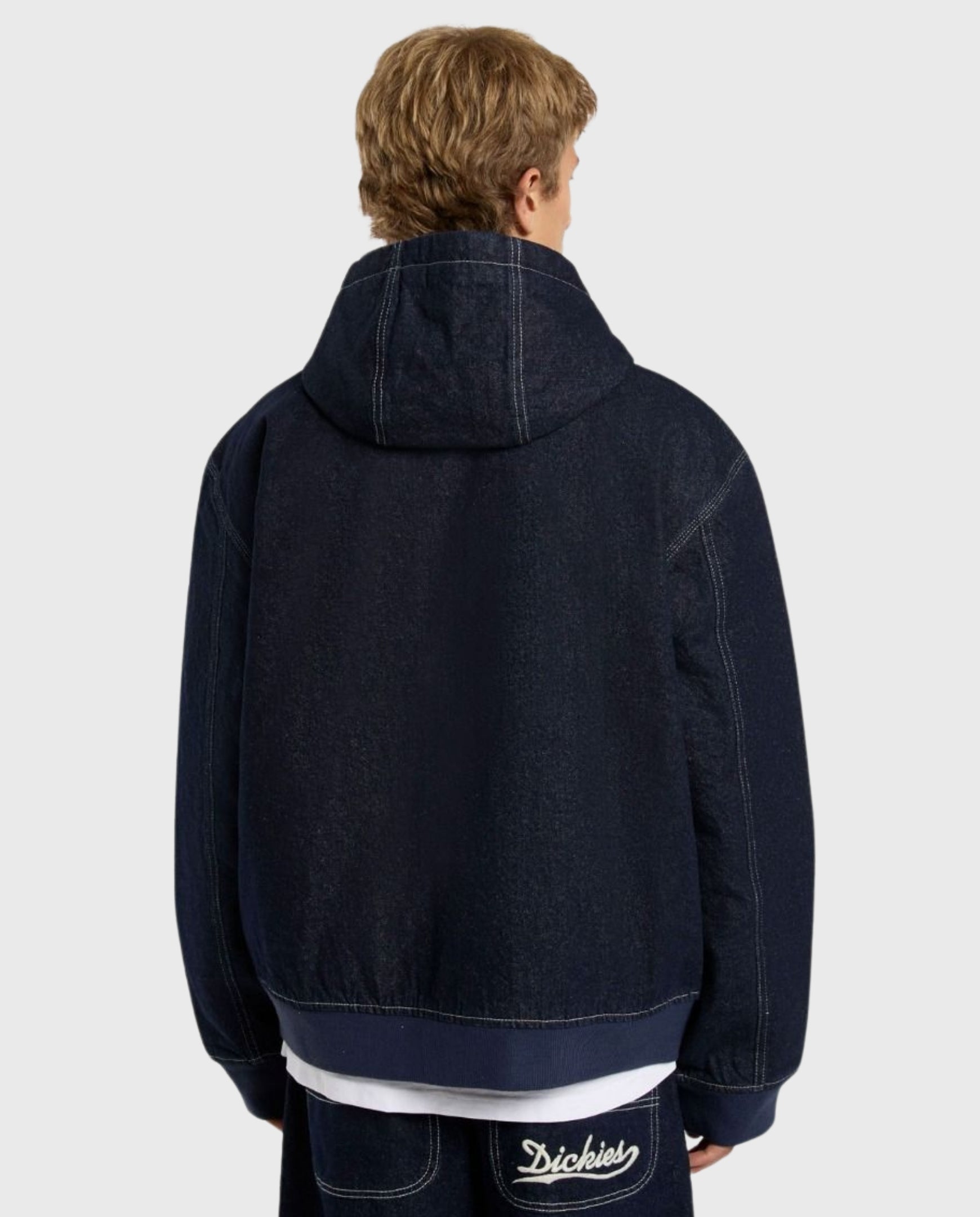 Dickies Hooded Denim Jacket Rinsed