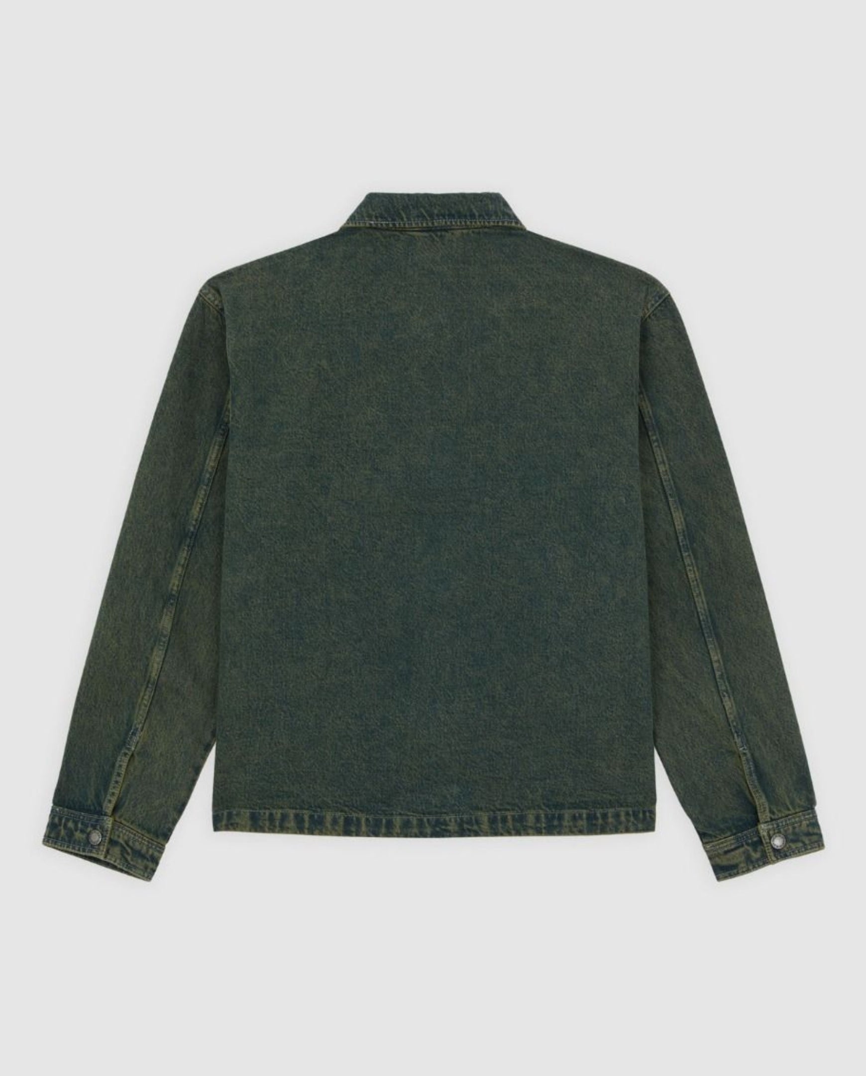 Lewistown Denim Jacket Green Tone Fade