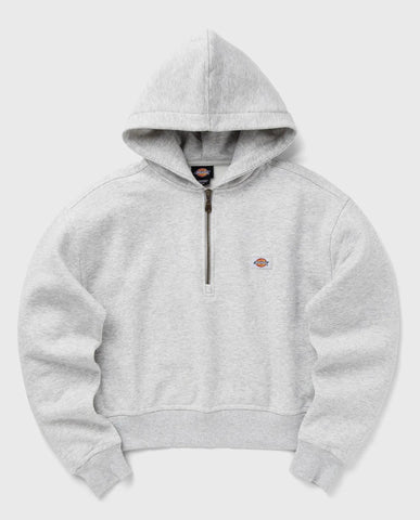 Oakport 1/4 Zip Hoodie W Grey