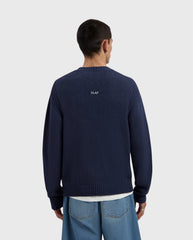 Essential Knitted Crewneck Navy