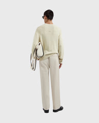 Essential Knitted Crewneck Offwhite