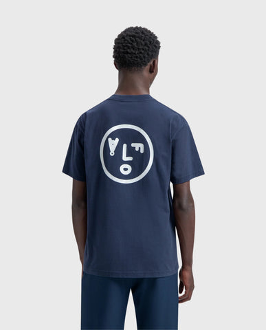 Face T-Shirt Navy Blue