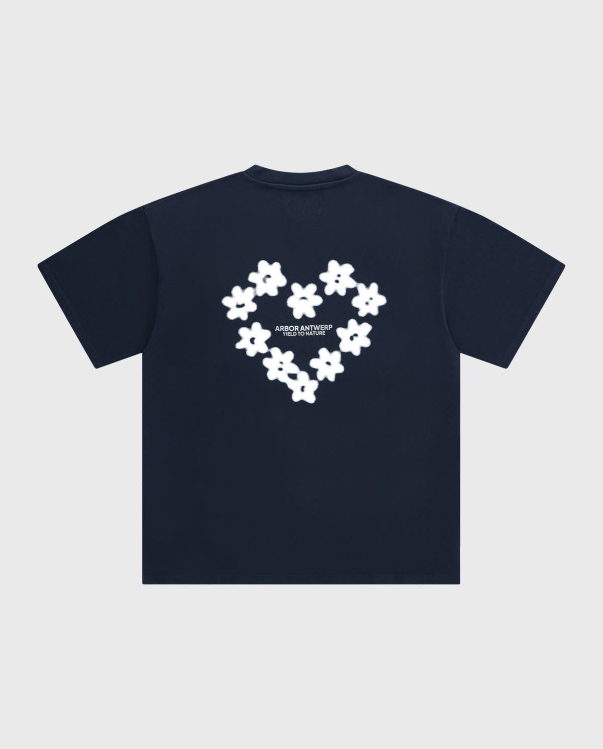 Faded Flower T-shirt Blue