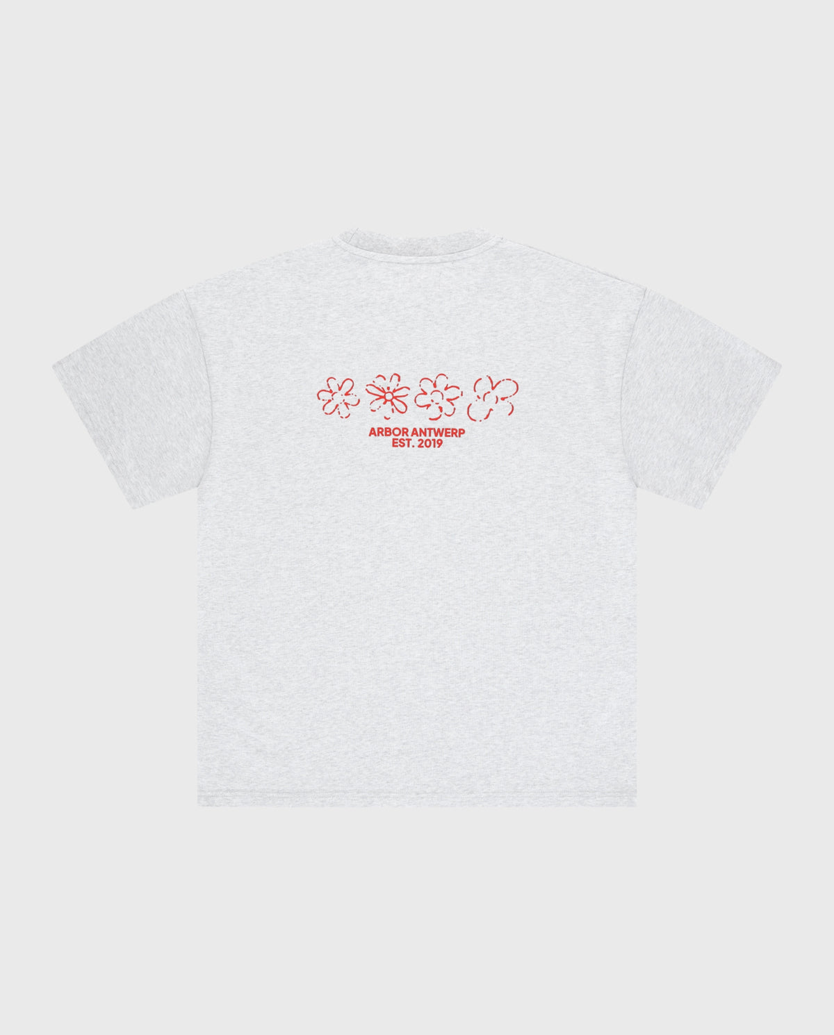 Flower Quartet T-shirt Red
