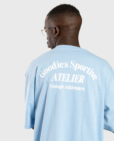 Goodies Sportive Baby Blue Tee | Noble