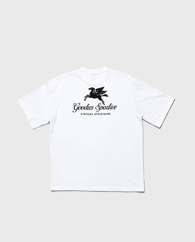 Goodies Sportive White Pegasus Tee | Noble