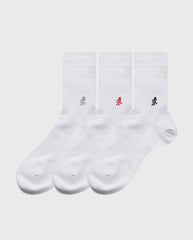 Gramicci Socks White 3-Pack