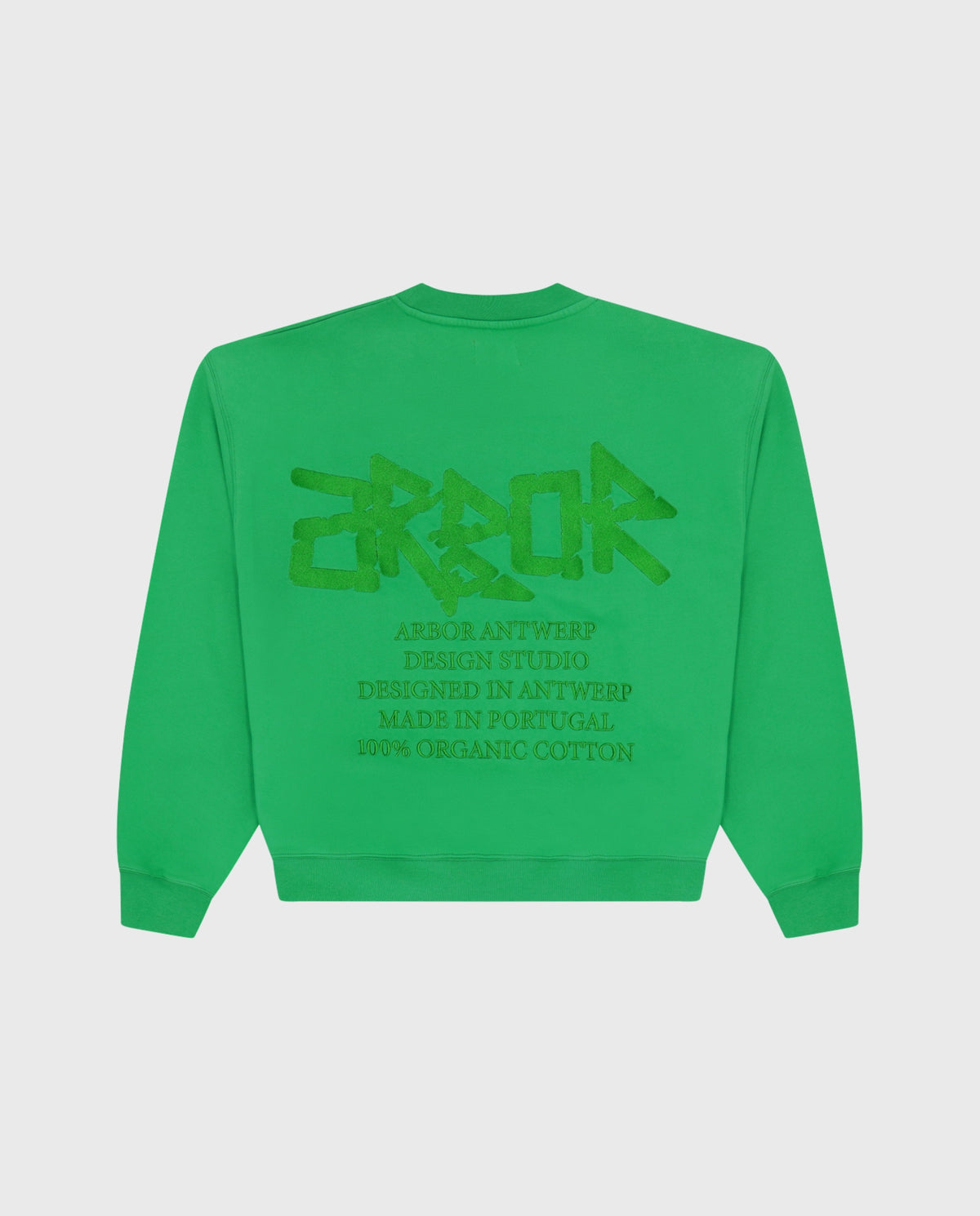 Arbor Antwerp Green Metalic Crewneck | Noble