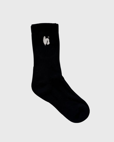 Hype Temple Socks Black