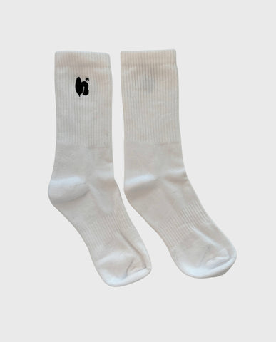 Hype Temple Socks White