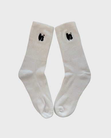 Hype Temple Socks White