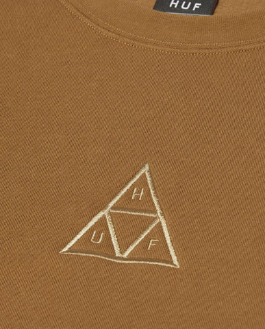 HUF HUF Set Triple Triangle Crewneck - Camel | Noble