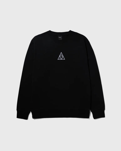 HUF HUF Set Triple Triangle Crewneck - Black | Noble