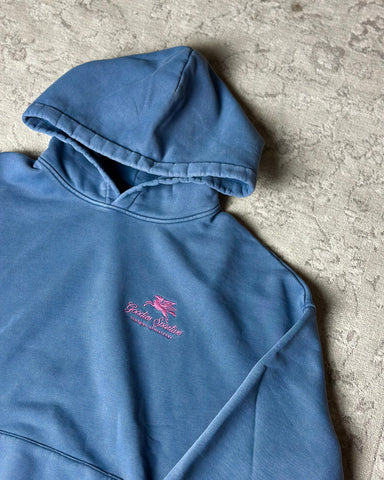 Washed Premium Blue Hoodie