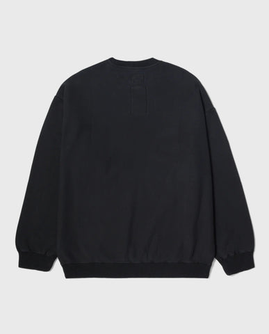 Mason Crewneck Fleece Washed Black