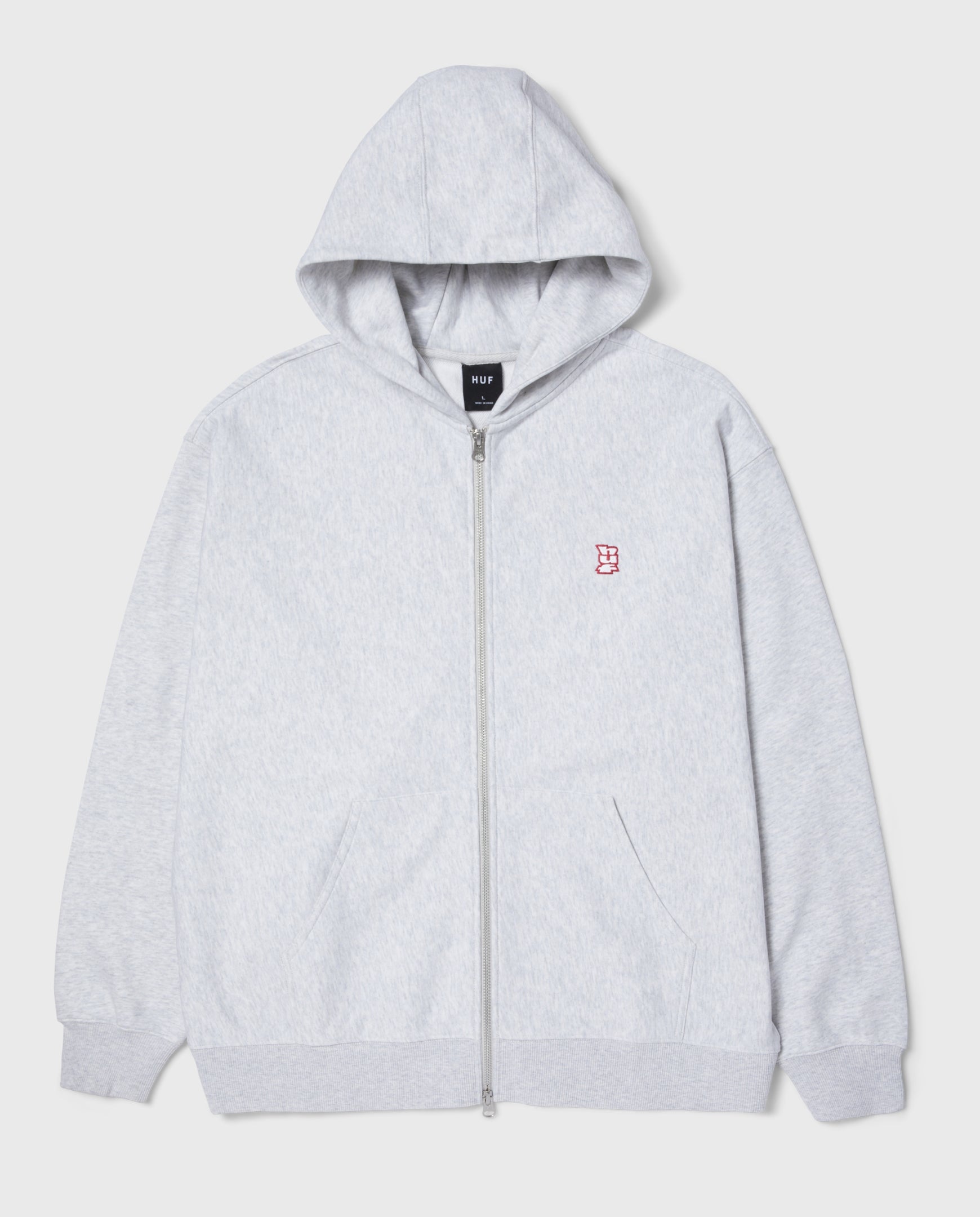 Megablast Full Zip French Terry Hoodie Ash Heather