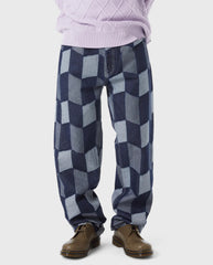 Patchwork Denim Pant