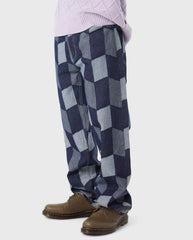 Patchwork Denim Pant