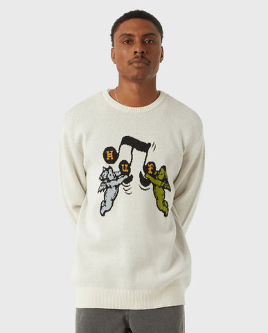 Song Intarsia Sweater Linen