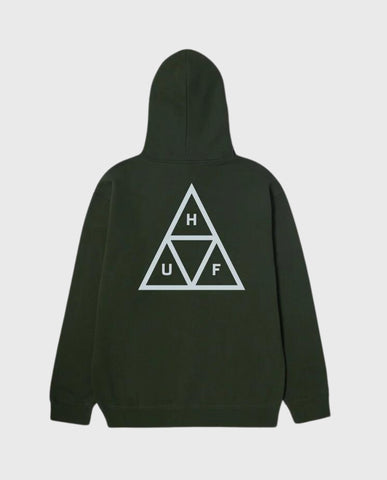 Huf Set Triple Triangle Hoodie Hunter Green