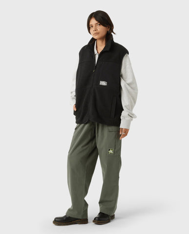 HUF Sonoma High Pile Vest Black