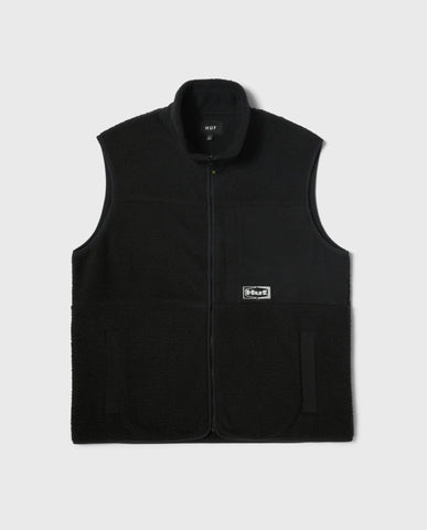 HUF Sonoma High Pile Vest Black