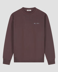 Lasso Face Crewneck Chocolateplum