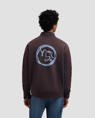 Lasso Face Crewneck Chocolateplum