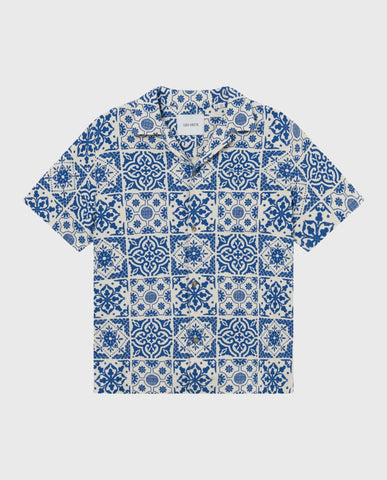 Les Deux Tile Cotton SS Shirt | Noble