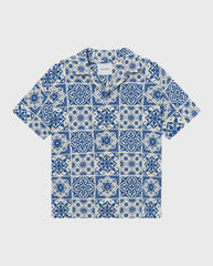 Les Deux Tile Cotton SS Shirt | Noble