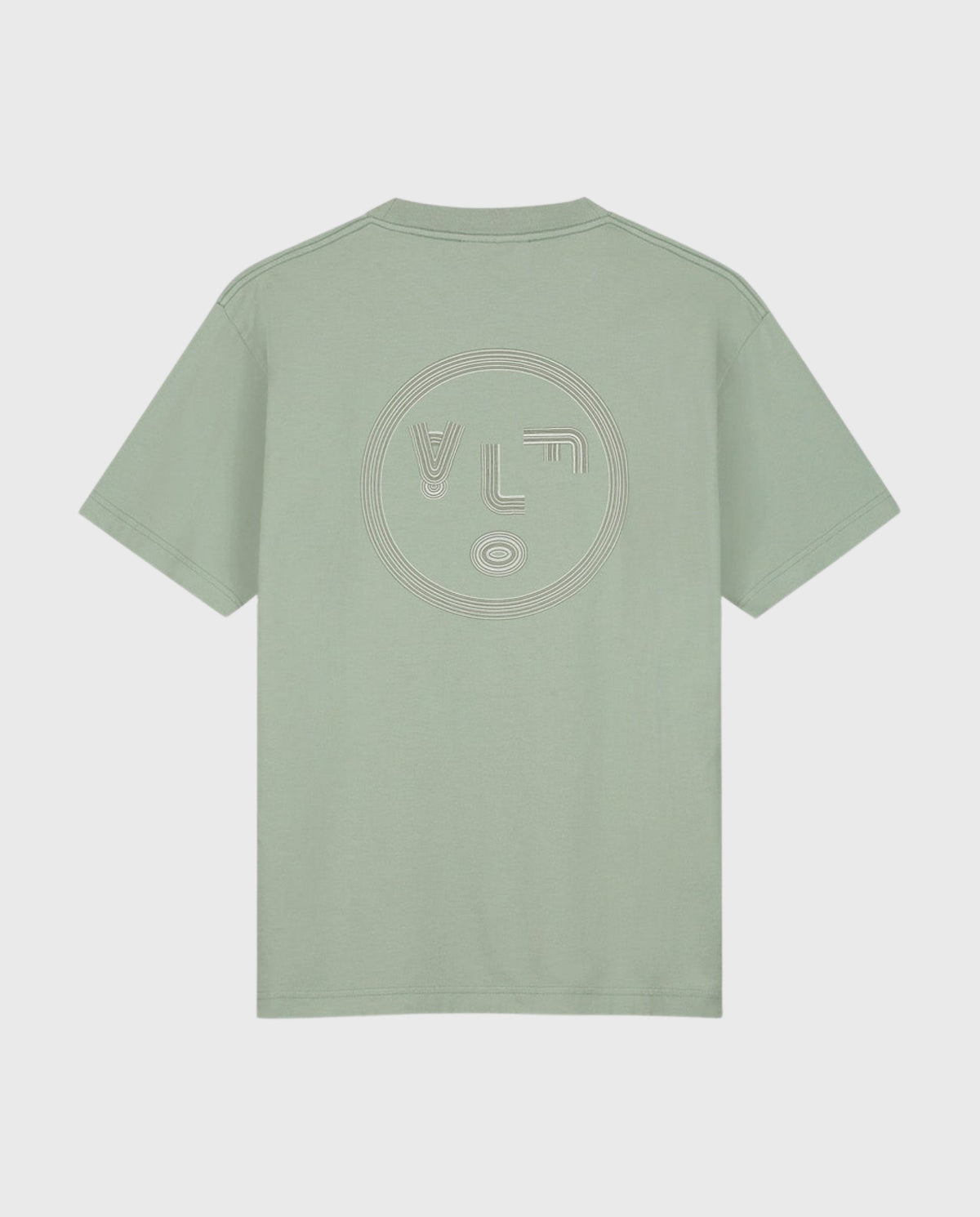 Lined Face T-Shirt Green Milieu