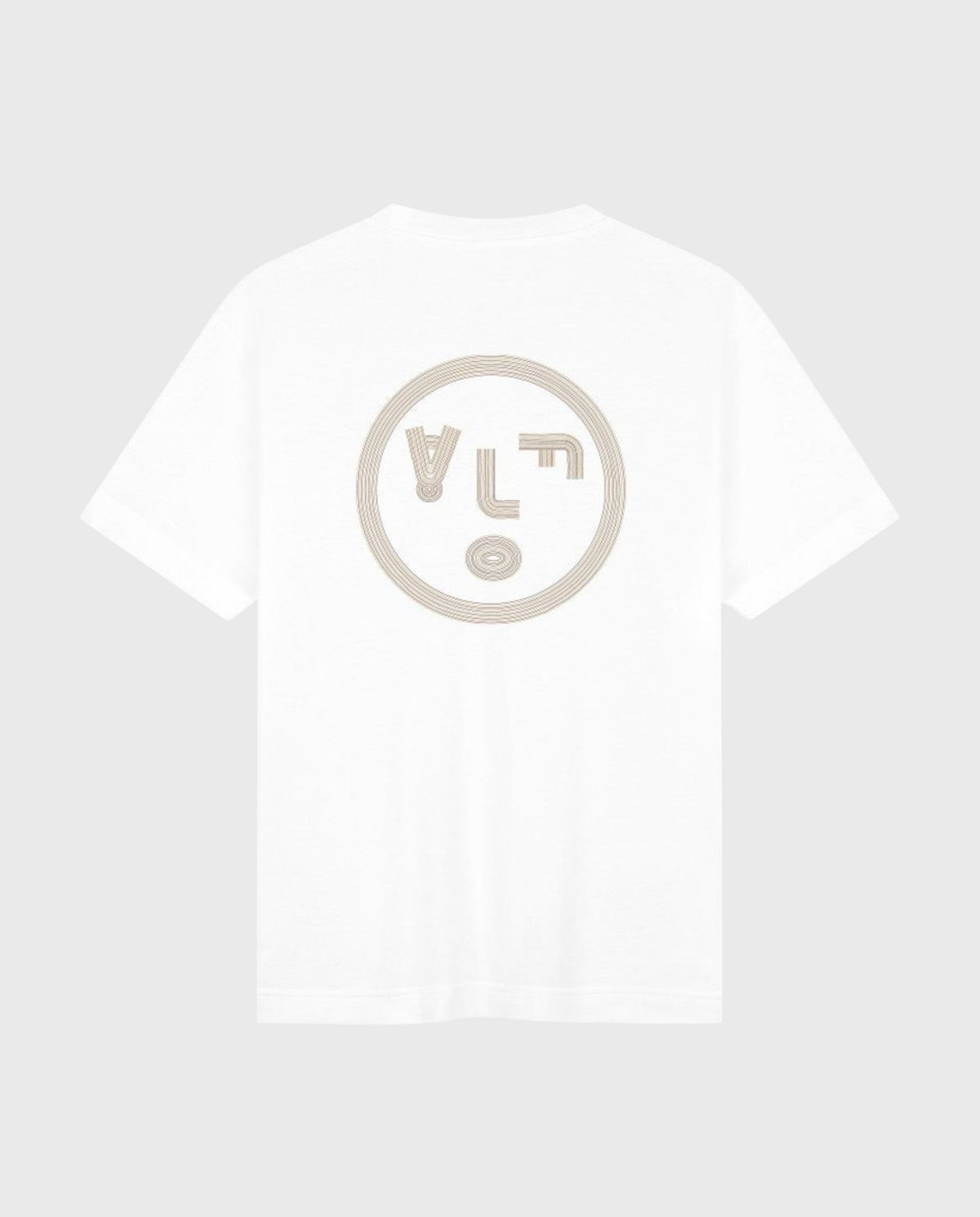 Lined Face T-Shirt White