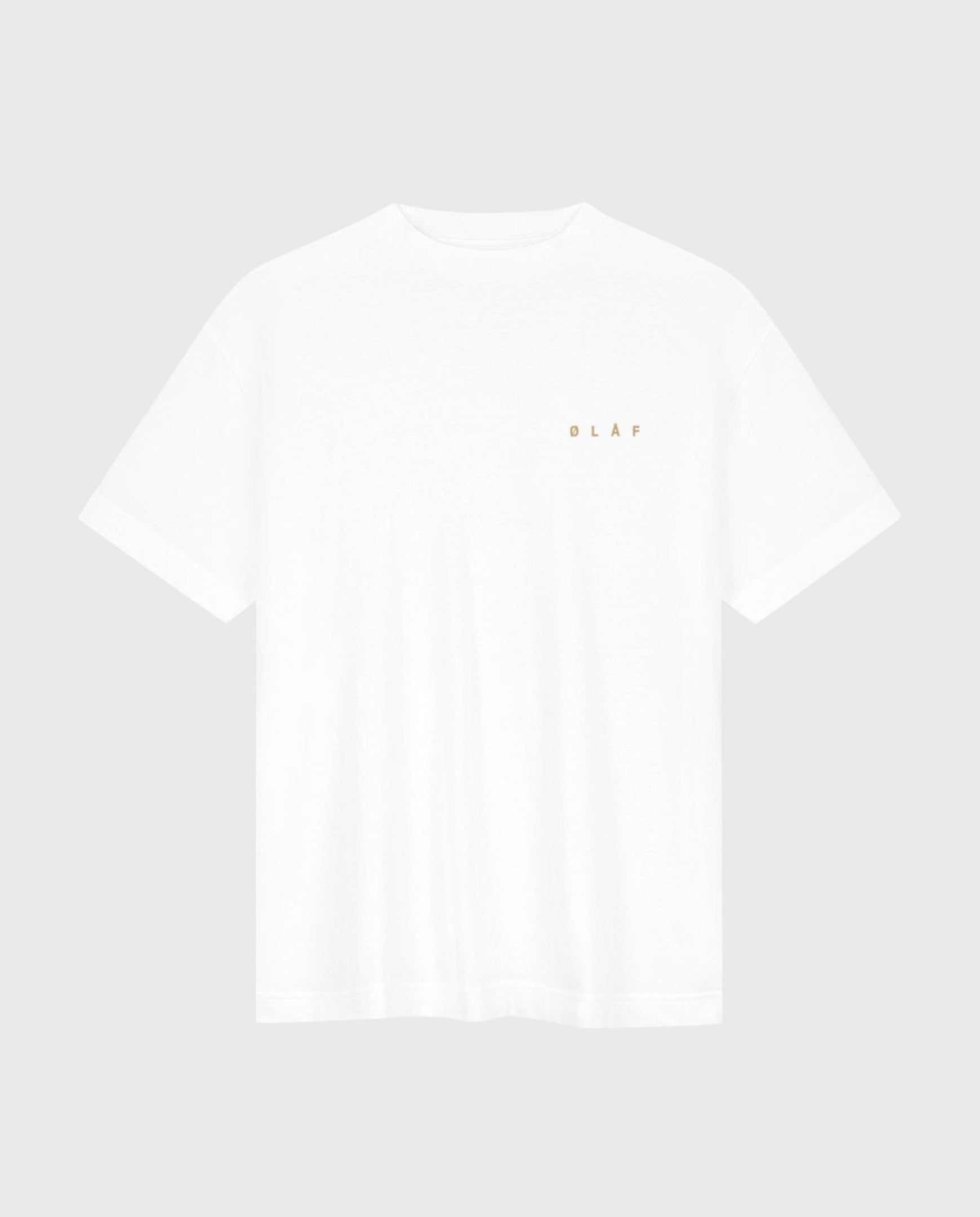 Lined Face T-Shirt White