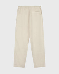 Linen Barrel Leg Pants Cement