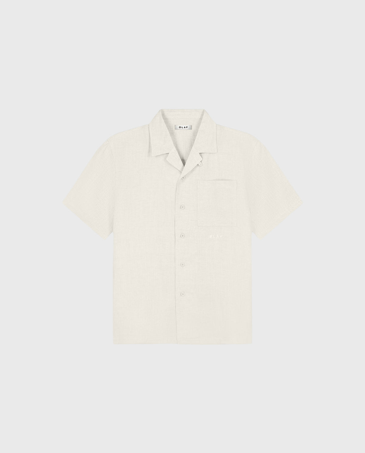 Linen Blend Shirt Offwhite