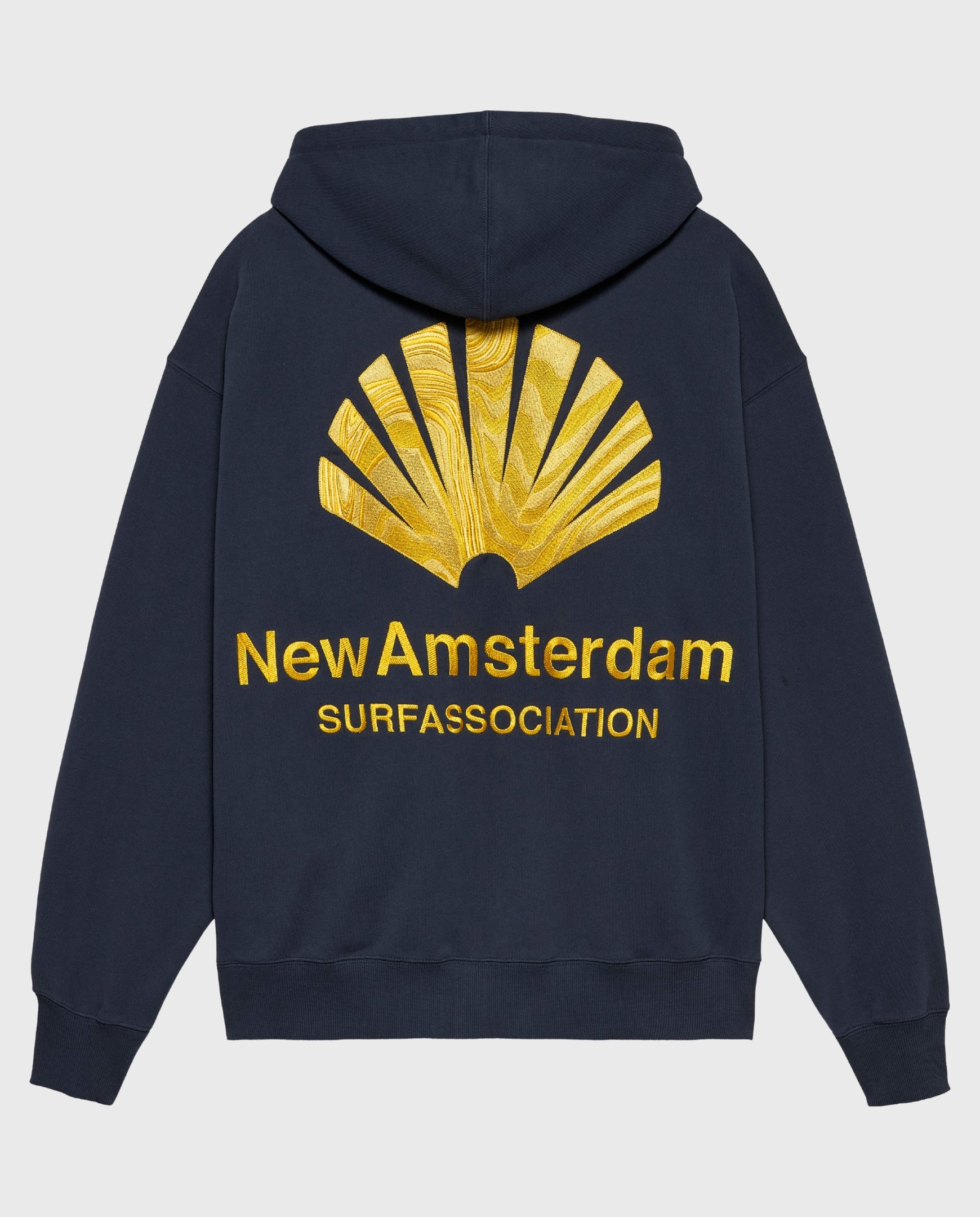 Logo Hoodie Navy Blazer/Sun Yellow