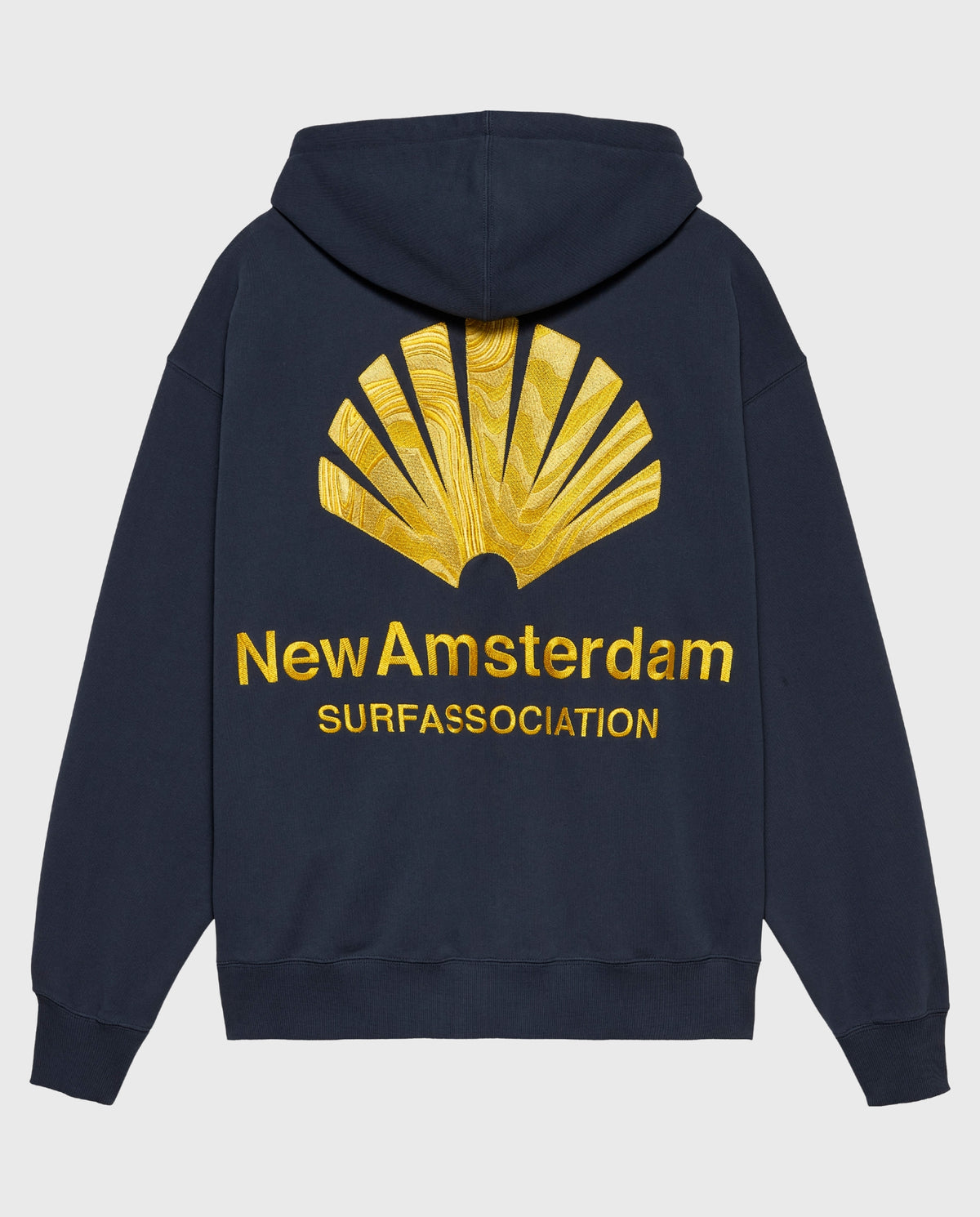Logo Hoodie Navy Blazer/Sun Yellow