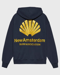 Logo Hoodie Navy Blazer/Sun Yellow