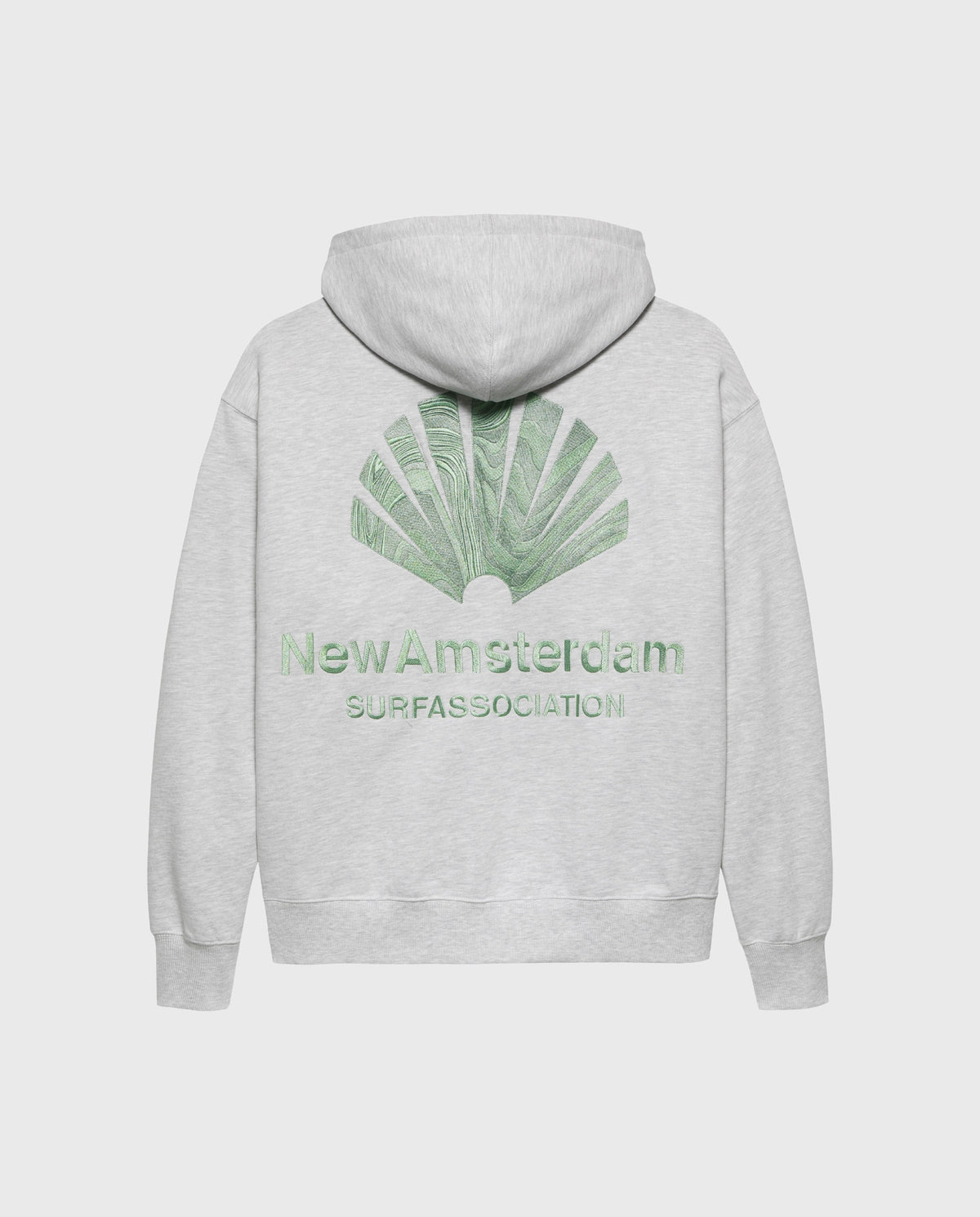 Logo Hoodie Ash/Teal