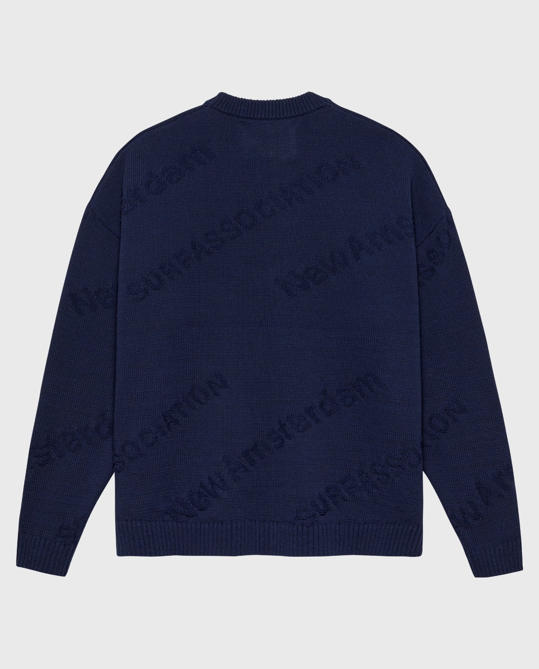 Logo Jacquard Crewneck Night